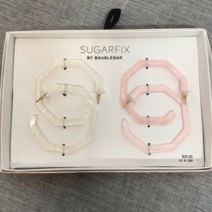 NWT-2 Pair Pierced Sugarfix earrings by Baublebar